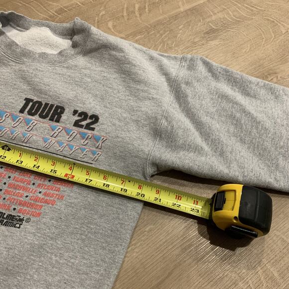 John Mayer Online Ceramics SOB Rock Tour '22 Sweatshirt Mens Small Gray Crewneck - Picture 7 of 8